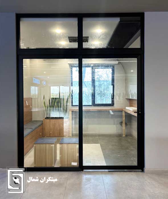 پروژه درب آلومینیومی ریل مخفی