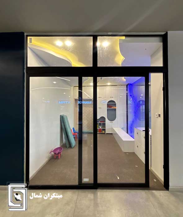 پروژه درب آلومینیومی ریل مخفی